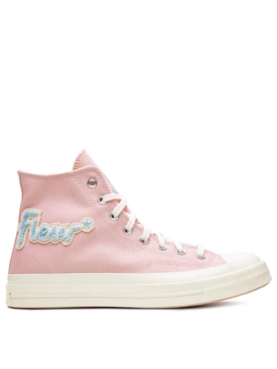 Golf Le Fleur Pink HiTop Chenille Fleur Sneakers Mens 7